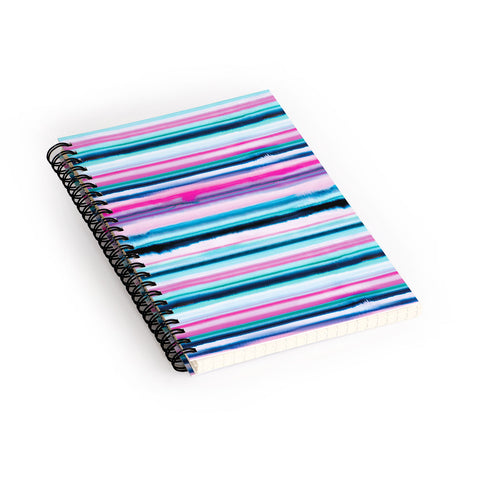 Ninola Design Ombre Sea Pink and Blue Spiral Notebook