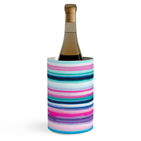 Ninola Design Ombre Sea Pink and Blue Wine Chiller