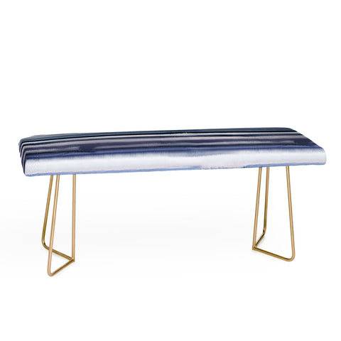 Ninola Design Ombre Sea Stripes Navy Bench
