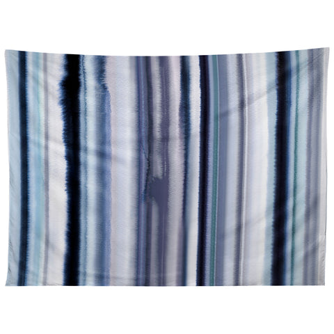 Ninola Design Ombre Sea Stripes Navy Tapestry