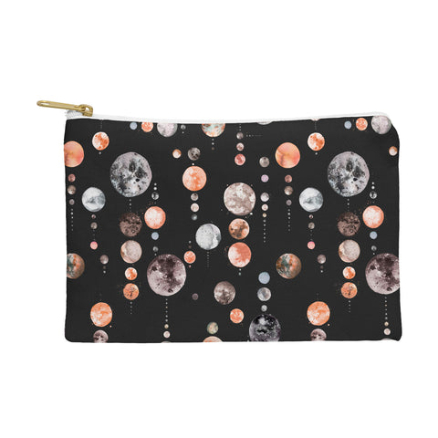 Ninola Design Orange Astronomy Dark Moons Pouch