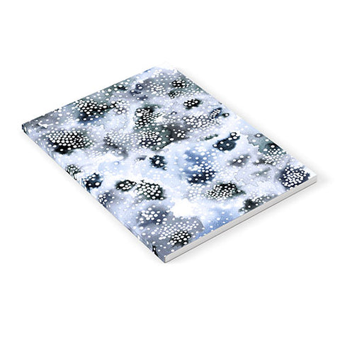 Ninola Design Organic texture dots Blue Notebook