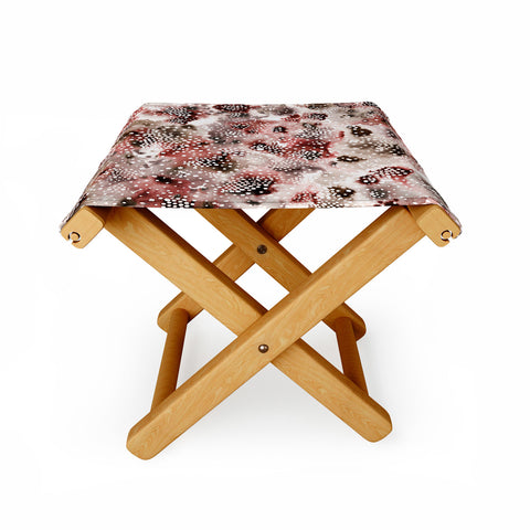 Ninola Design Organic texture Terracota Folding Stool