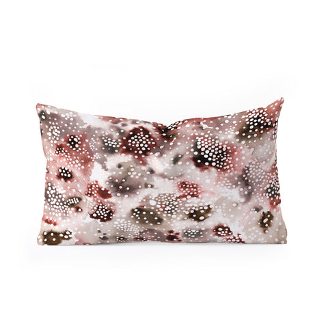 Ninola Design Organic texture Terracota Oblong Throw Pillow