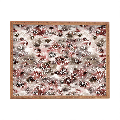 Ninola Design Organic texture Terracota Rectangular Tray