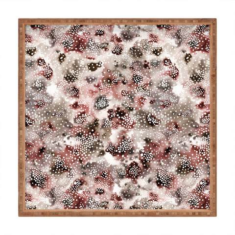 Ninola Design Organic texture Terracota Square Tray