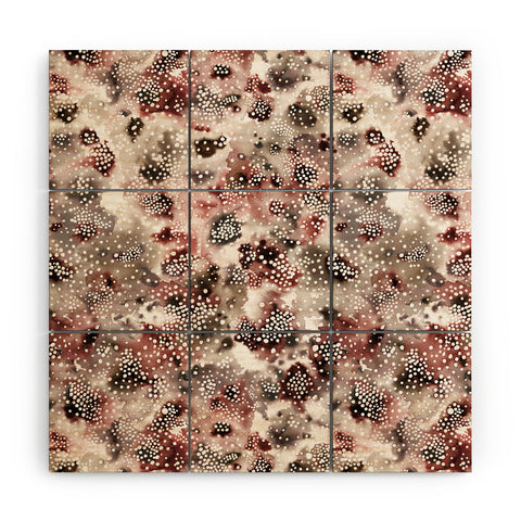 Ninola Design Organic texture Terracota Wood Wall Mural