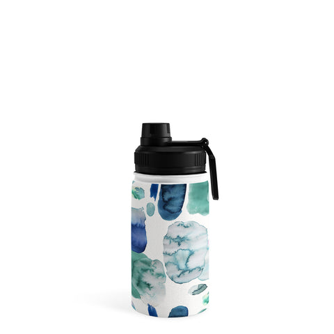 Ninola Design Organic watercolor blue Water Bottle