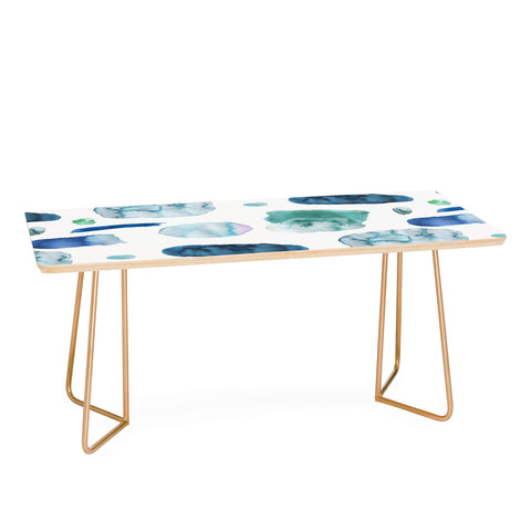 Ninola Design Organic watercolor blue Coffee Table