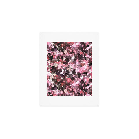 Ninola Design Overlapped Dots Sensual Pink Art Print