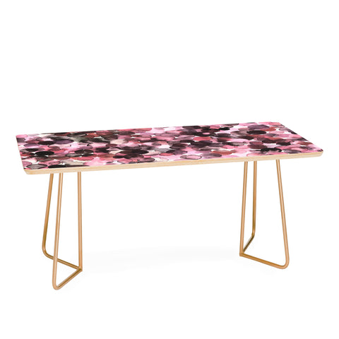 Ninola Design Overlapped Dots Sensual Pink Coffee Table