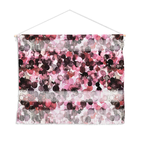 Ninola Design Overlapped Dots Sensual Pink Wall Hanging Landscape