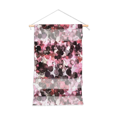 Ninola Design Overlapped Dots Sensual Pink Wall Hanging Portrait