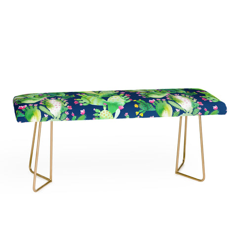 Ninola Design Paddle Cactus Blue Bench