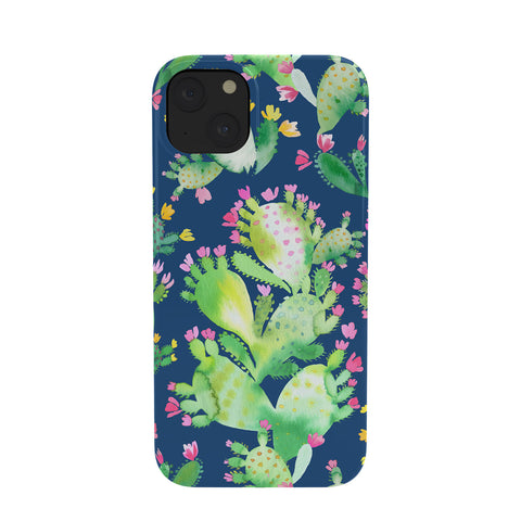 Ninola Design Paddle Cactus Blue Phone Case