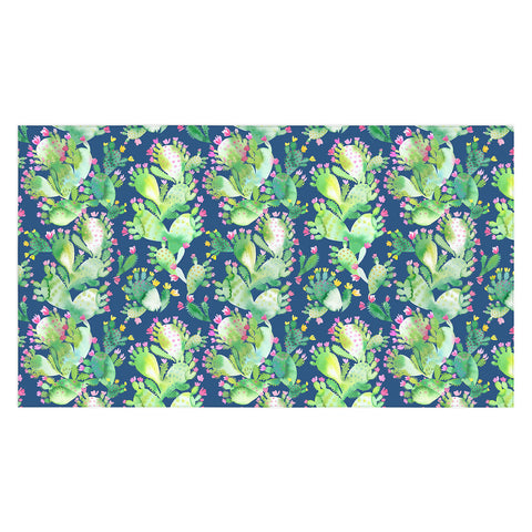 Ninola Design Paddle Cactus Blue Tablecloth