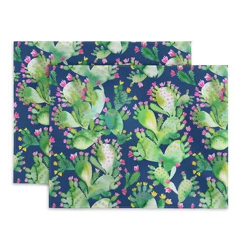Ninola Design Paddle Cactus Blue Placemat