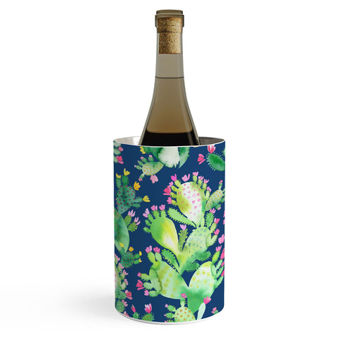 Ninola Design Paddle Cactus Blue Wine Chiller