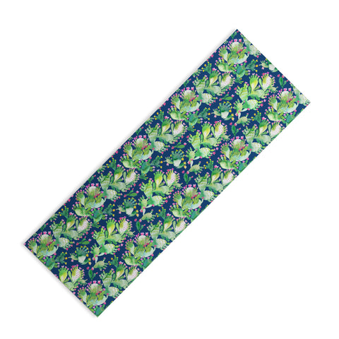 Ninola Design Paddle Cactus Blue Yoga Mat