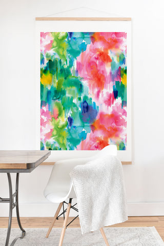 Ninola Design Painterly Tropical Texture Art Print And Hanger