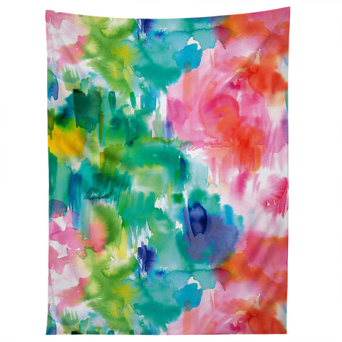 Ninola Design Painterly Tropical Texture Tapestry