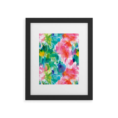 Ninola Design Painterly Tropical Texture Framed Art Print