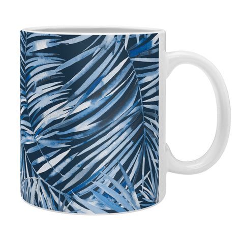 Ninola Design Palms branches navy Coffee Mug