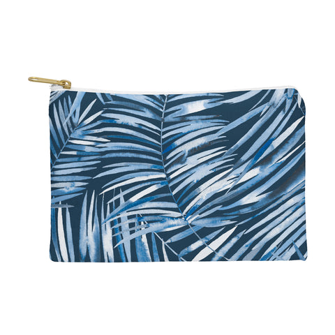 Ninola Design Palms branches navy Pouch