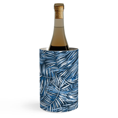 Ninola Design Palms branches navy Wine Chiller