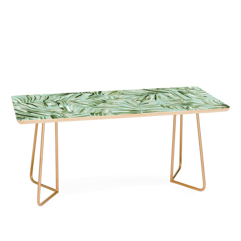 Ninola Design Palms branches soft green Coffee Table