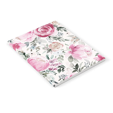 Ninola Design Pastel peony rose bouquet Pink Notebook