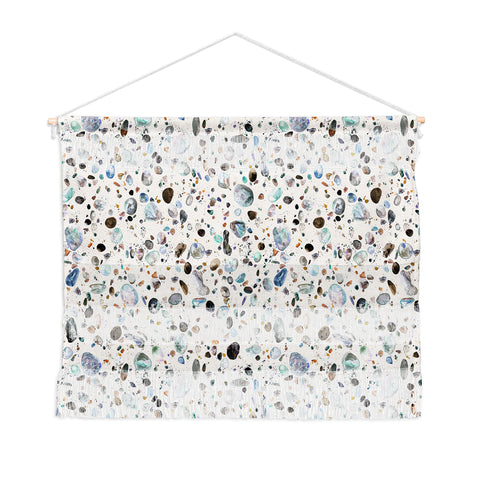 Ninola Design Pebble terrazzo blue Wall Hanging Landscape
