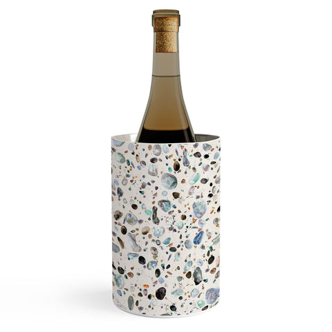 Ninola Design Pebble terrazzo blue Wine Chiller