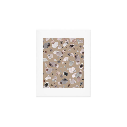 Ninola Design Pebbles Beige Art Print