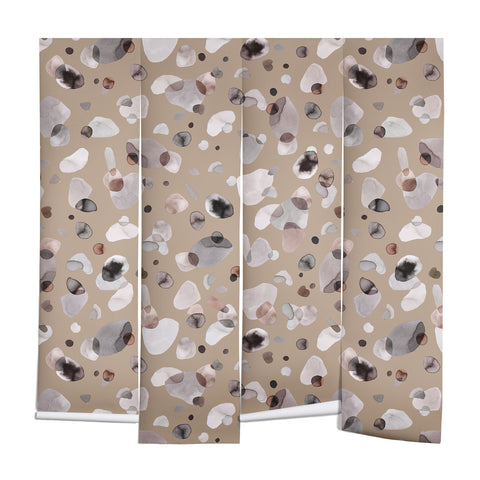 Ninola Design Pebbles Beige Wall Mural