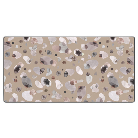 Ninola Design Pebbles Beige Desk Mat