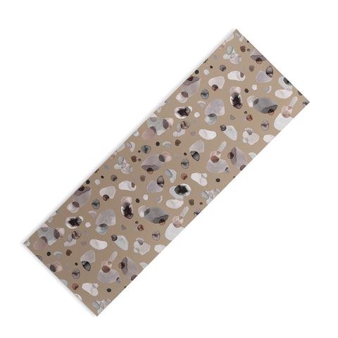 Ninola Design Pebbles Beige Yoga Mat