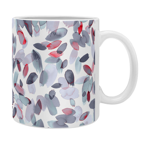 Ninola Design Petal Stains Gray Coffee Mug