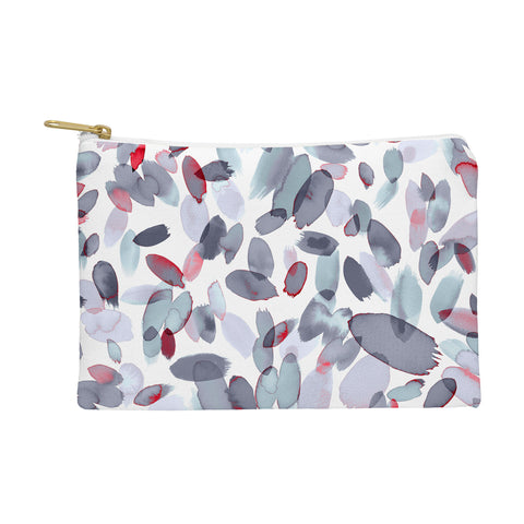 Ninola Design Petal Stains Gray Pouch