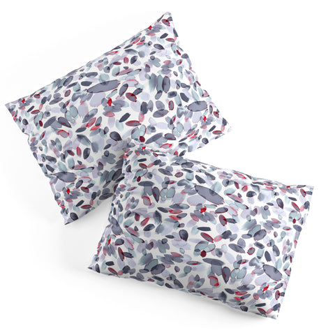 Ninola Design Petal Stains Gray Pillow Shams