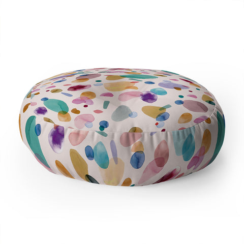 Ninola Design Playful organic shapes Floor Pillow Round
