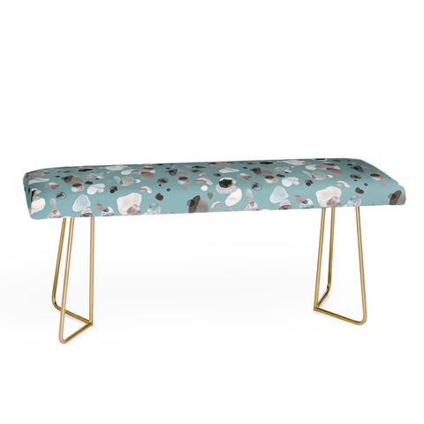 Ninola Design Playful organic shapes Moody blue Bench