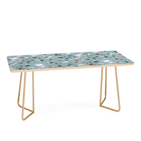 Ninola Design Playful organic shapes Moody blue Coffee Table