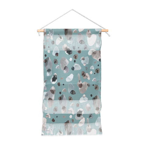 Ninola Design Playful organic shapes Moody blue Wall Hanging Portrait