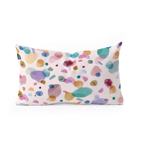 Ninola Design Playful organic shapes Oblong Throw Pillow