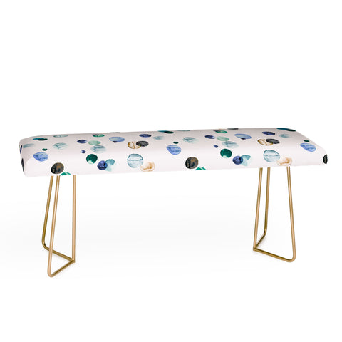 Ninola Design Polka dots blue Bench