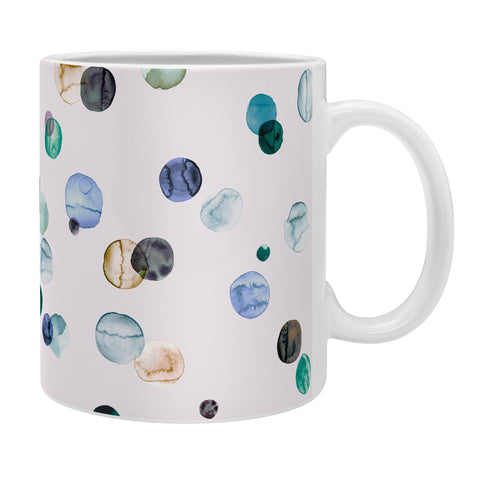 Ninola Design Polka dots blue Coffee Mug