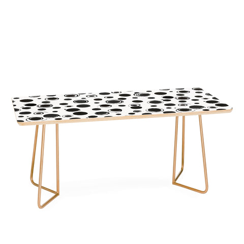 Ninola Design Polka dots BW Coffee Table