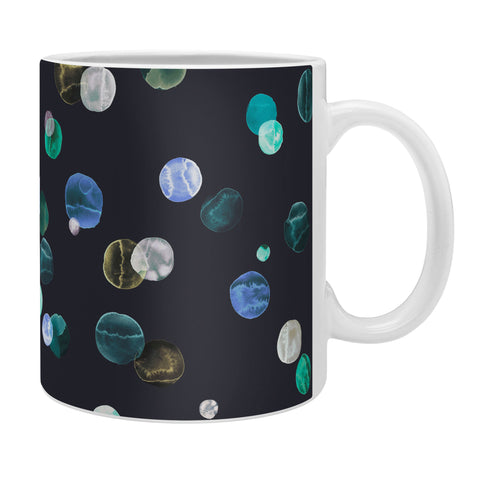 Ninola Design Polka dots navy Coffee Mug