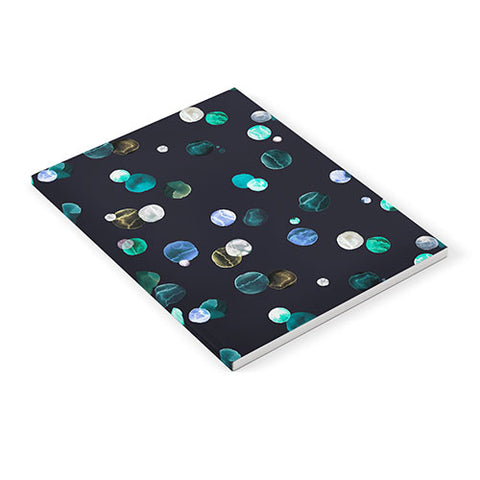 Ninola Design Polka dots navy Notebook